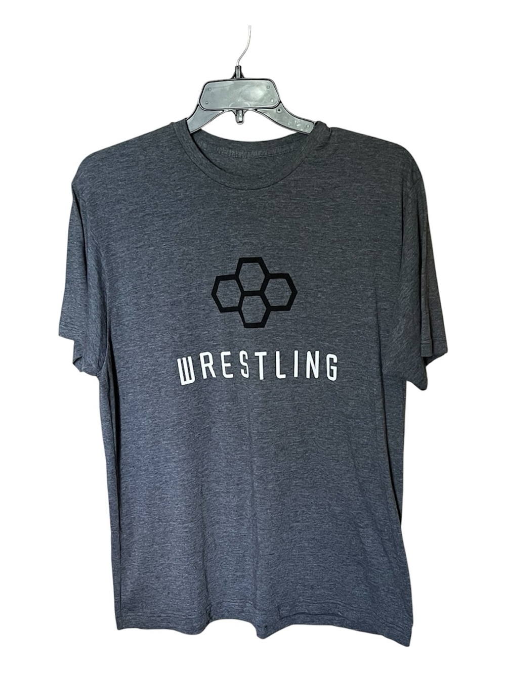 RUDIS Wrestling A Way of Life Gray Graphic Short Sleeve Tee T-Shirt Size XL